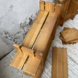 4 solid elm shelves Maison Regain