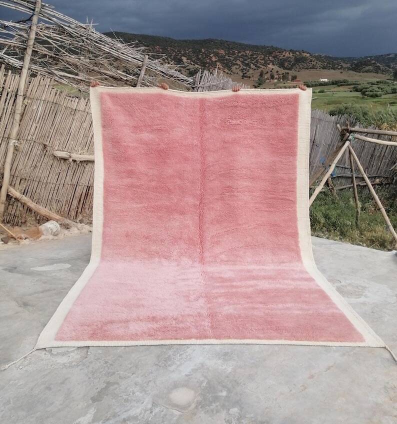 Authentic handmade Berber rug size 2/3 m