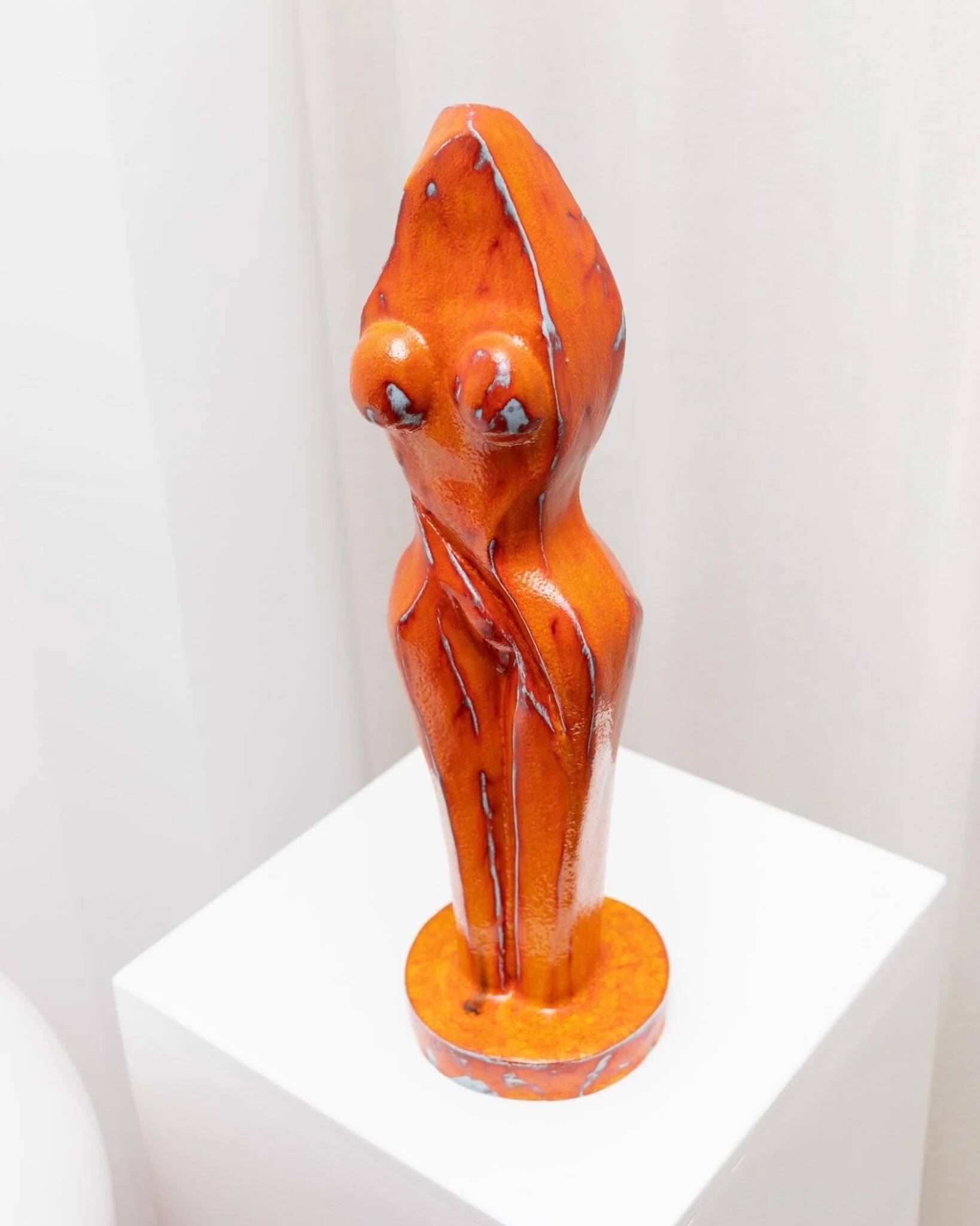 XL ceramic statue by Hugo von Ott - 42cm - Mid Century Design