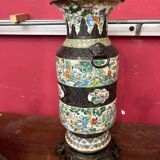 A Chinese famille rose porcelain vase called 'from Nanking' 19th century 55cm