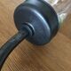 Industrial swan collar sconce