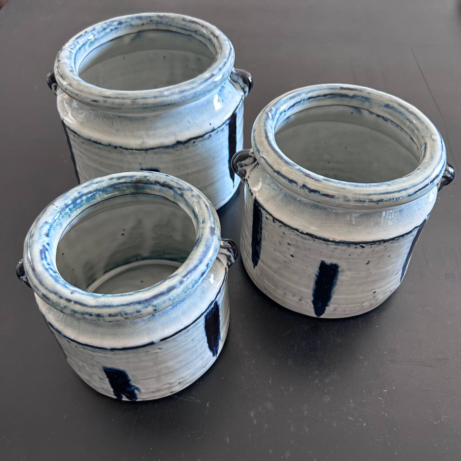 Stoneware flower pot M