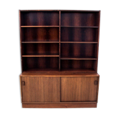 Bibliothèque en teck, design danois, années 1960