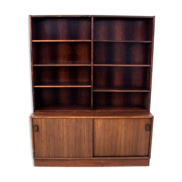 Bibliothèque en teck, design danois, années 1960