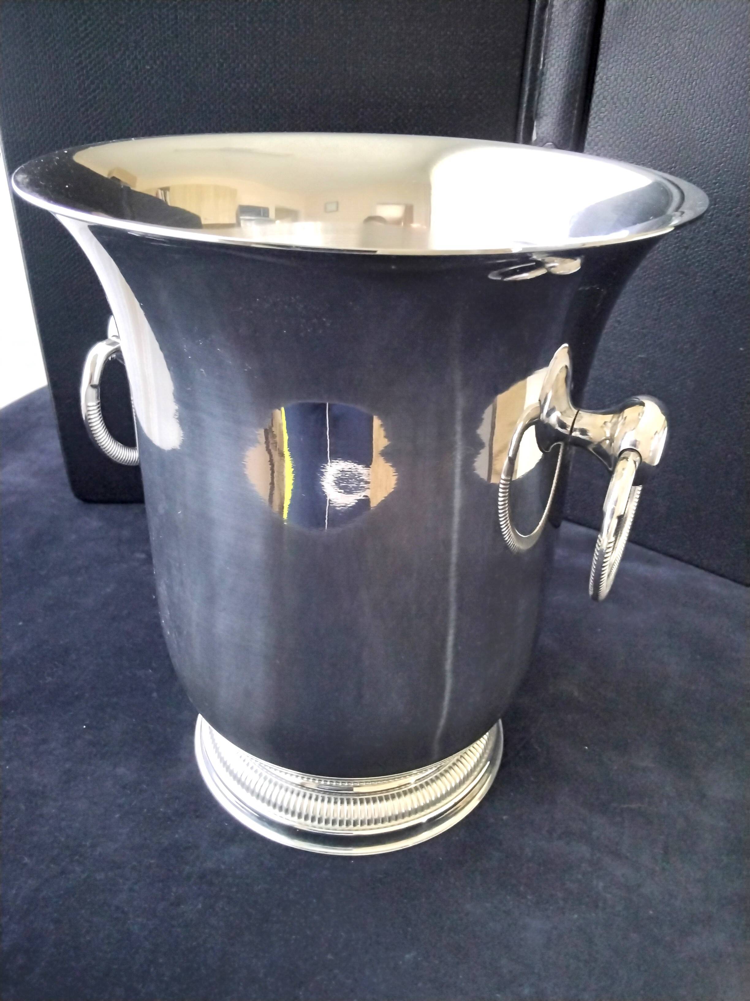 Stainless steel champagne bucket Jean Couzon