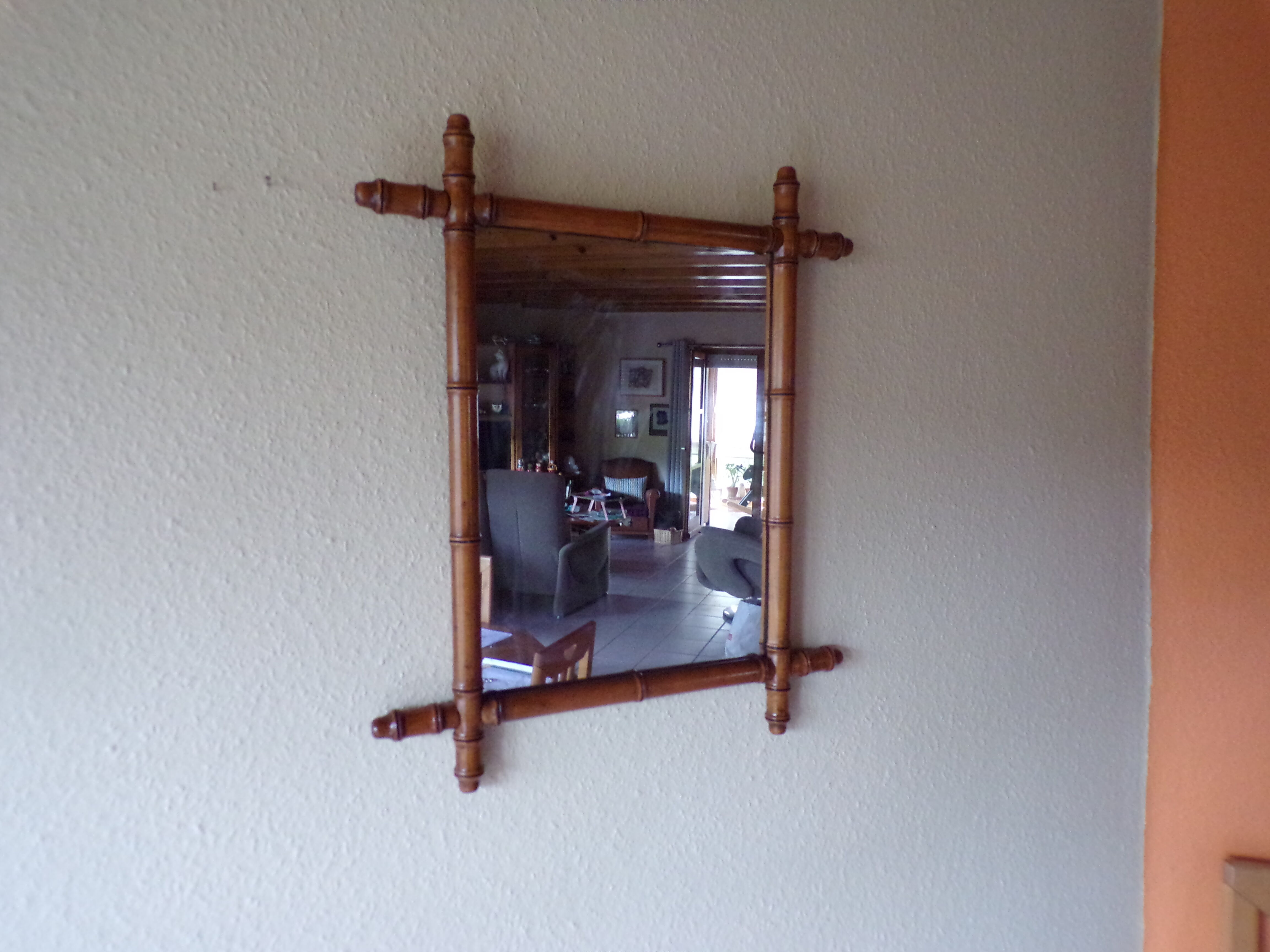 Old mirror retro 65cm x 55cm