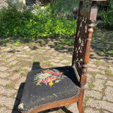 Prayer chair vintage oak