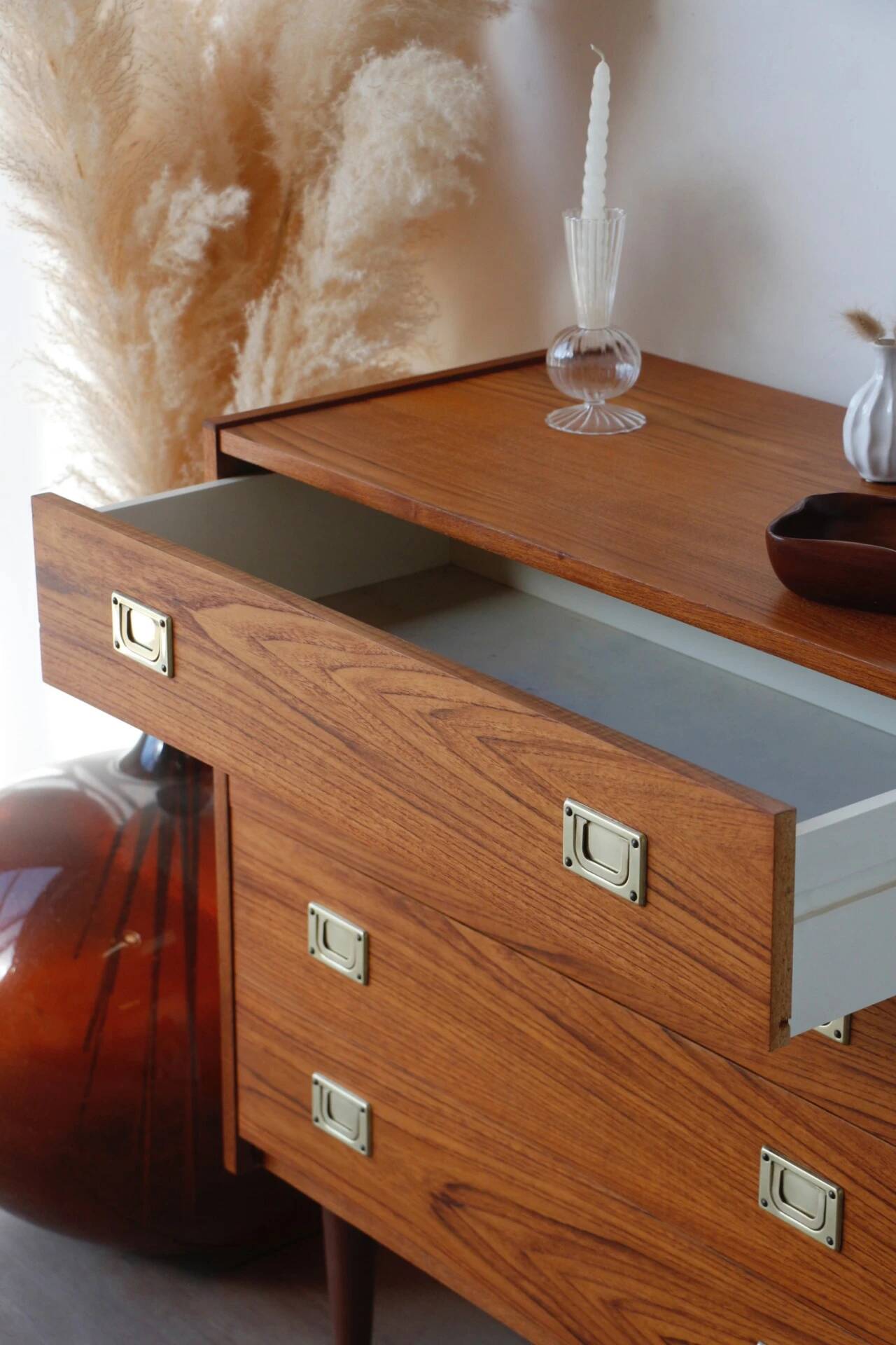 Danish teak commode Reoval – vintage design 1970s
