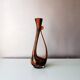 Vintage glass vase 70s