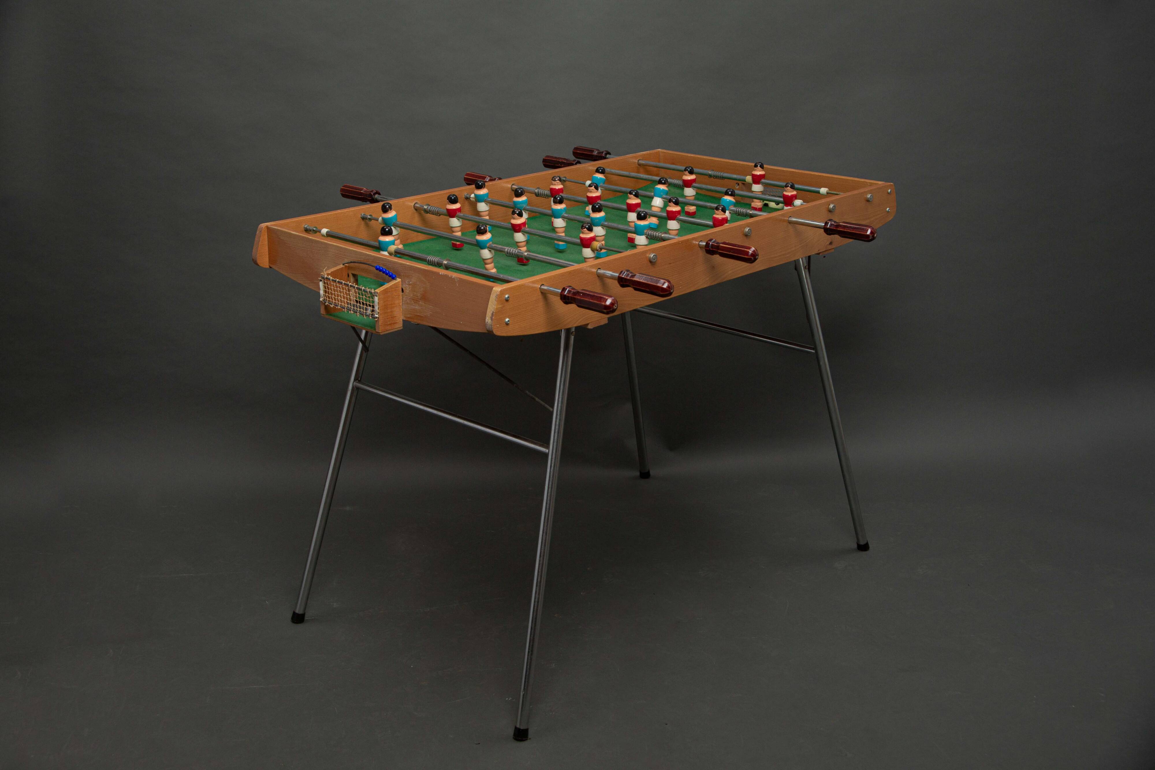 Vintage folding table football on foot from the 70s