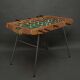 Vintage folding table football on foot from the 70s