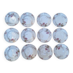 Lot d'assiettes plates - haviland limoges