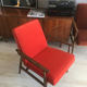 Vintage polish armchair 300-190 in velvet from mid century