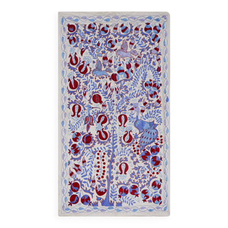 Hand-knotted rug, vintage Turkish rug 107x183 cm