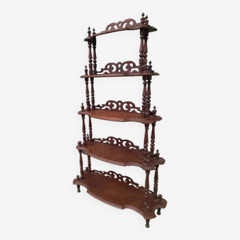 Etagere Louis Philippe en acajou