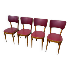 Set de 4 chaises bistrot