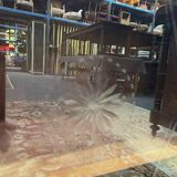 Paire de vitrine à suspendre Art Nouveau en frêne