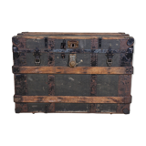 Antique vintage wooden chest