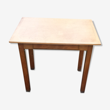 wooden farm table