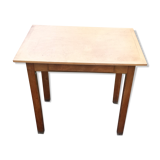 wooden farm table