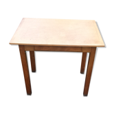 wooden farm table