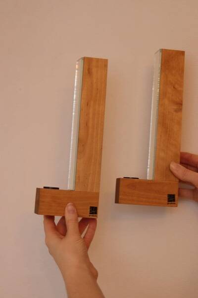Pair of mid-century Scandinavian sconces