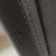 tubular armrest chair metal black matte & leather, Italy 1970