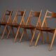 Chaises CH29 Sawbuck par Hans Wegner pour Carl Hansen & Son. Lot de 4