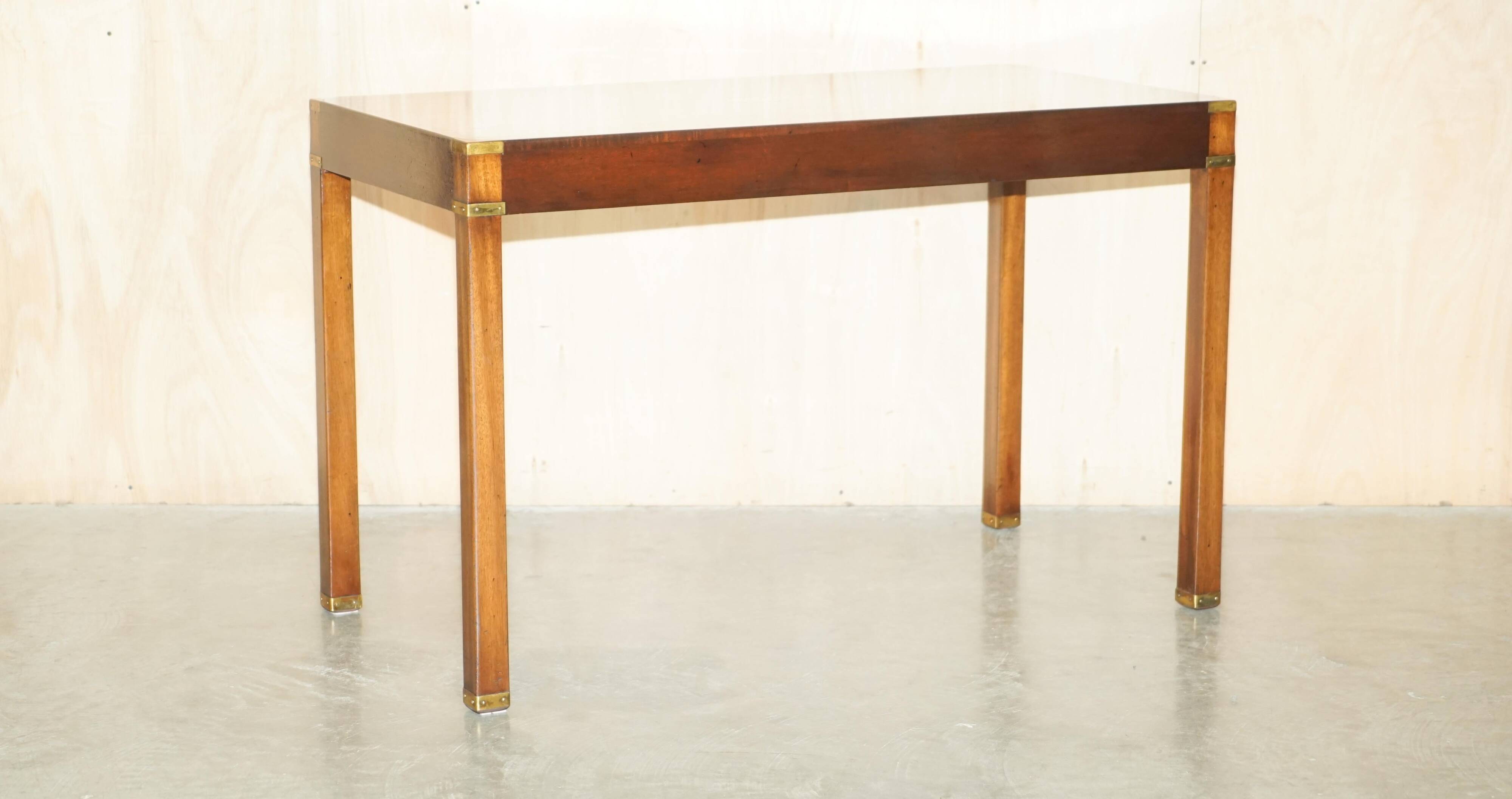 Bureau de campagne militaire Kennedy Harrods en bois dur