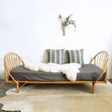 Basket bed, rattan day bed from the 60s-70s