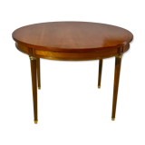 Louis XVI style table in cherry with 2 extensions