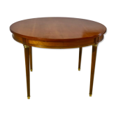 Louis XVI style table in cherry with 2 extensions