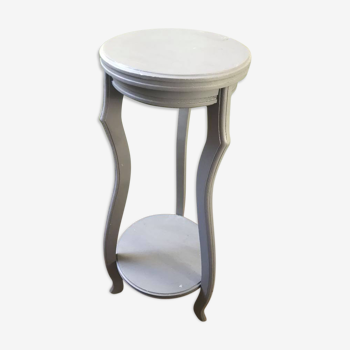 Grey pedestal table