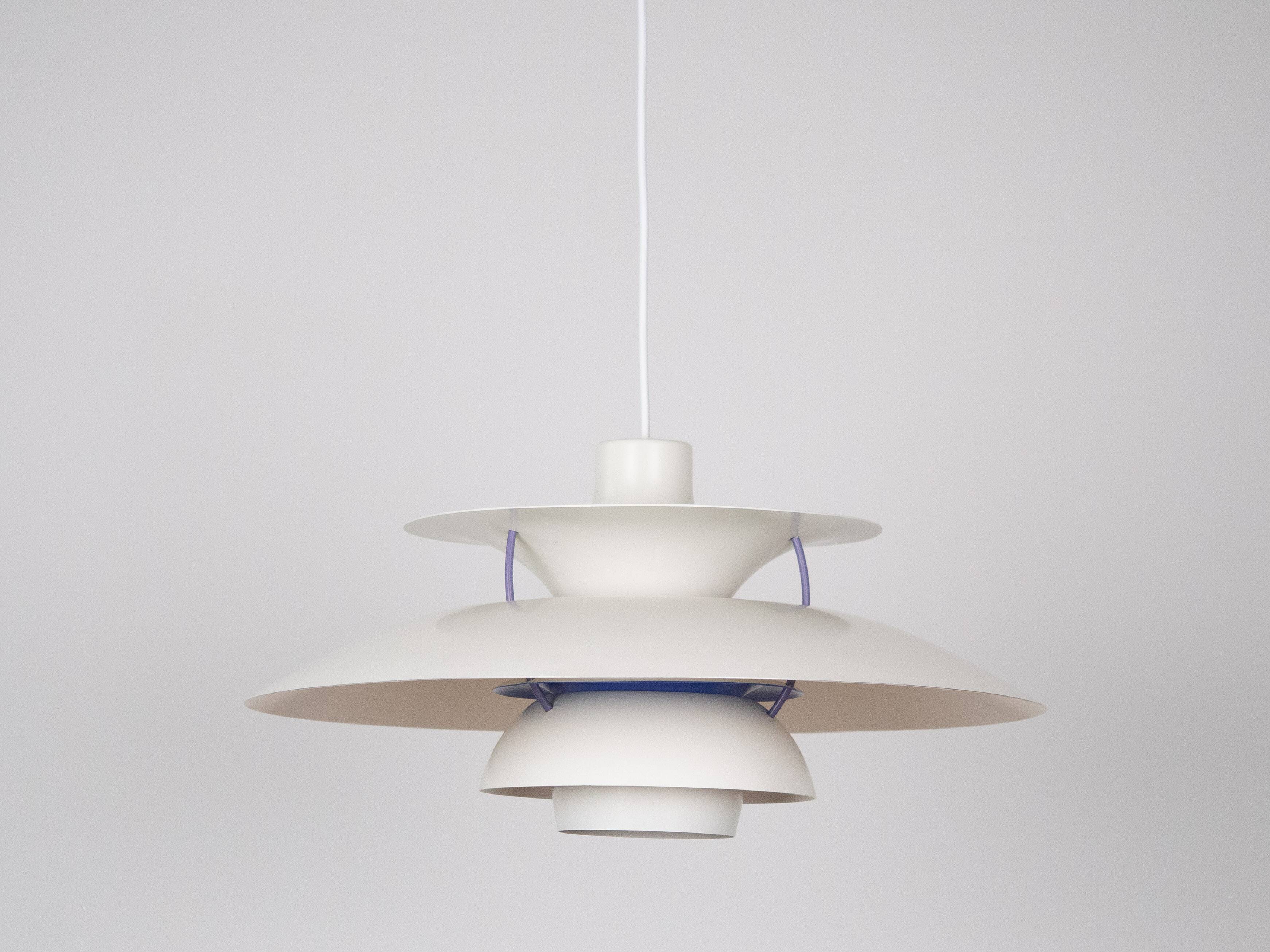 Danish vintage PH 5 pendant lamp by Poul Henningsen, Louis Poulsen, 1958