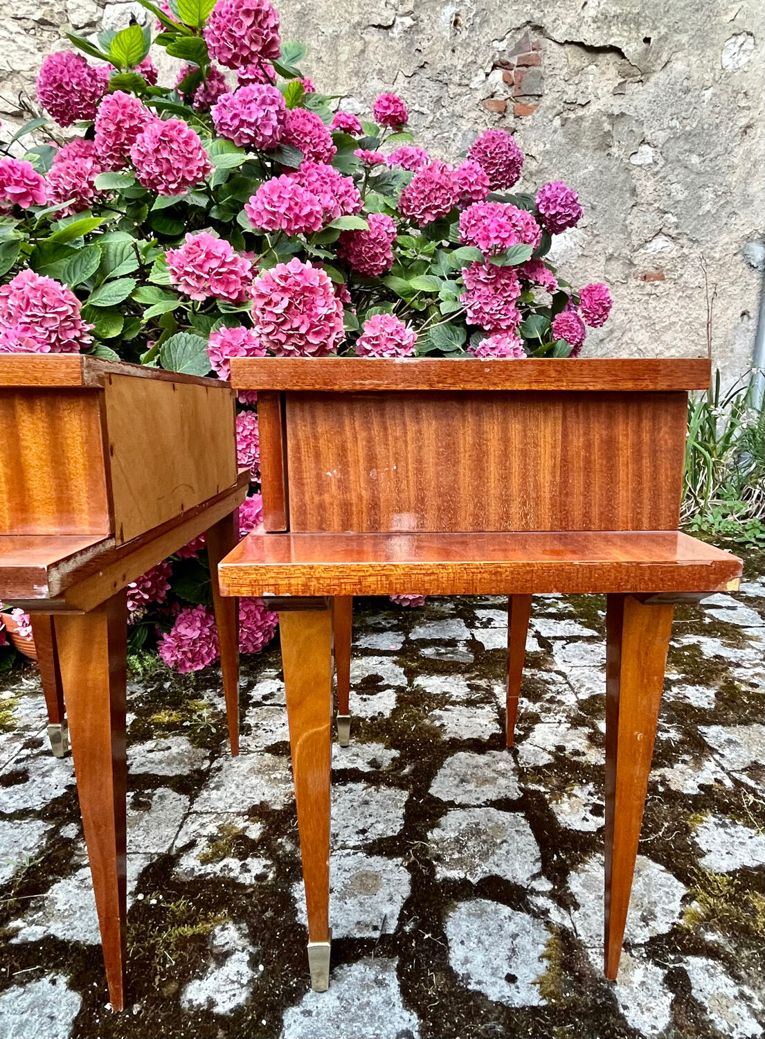 Pair of vintage bedside tables 1960