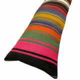 16"X 48" Bedding Kilim Pillow, Oversize Cushion Cover, Long Bolster Kilim Pillow Cover, 120x40 Cm