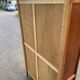 Vitrine parisienne en bois des années 50