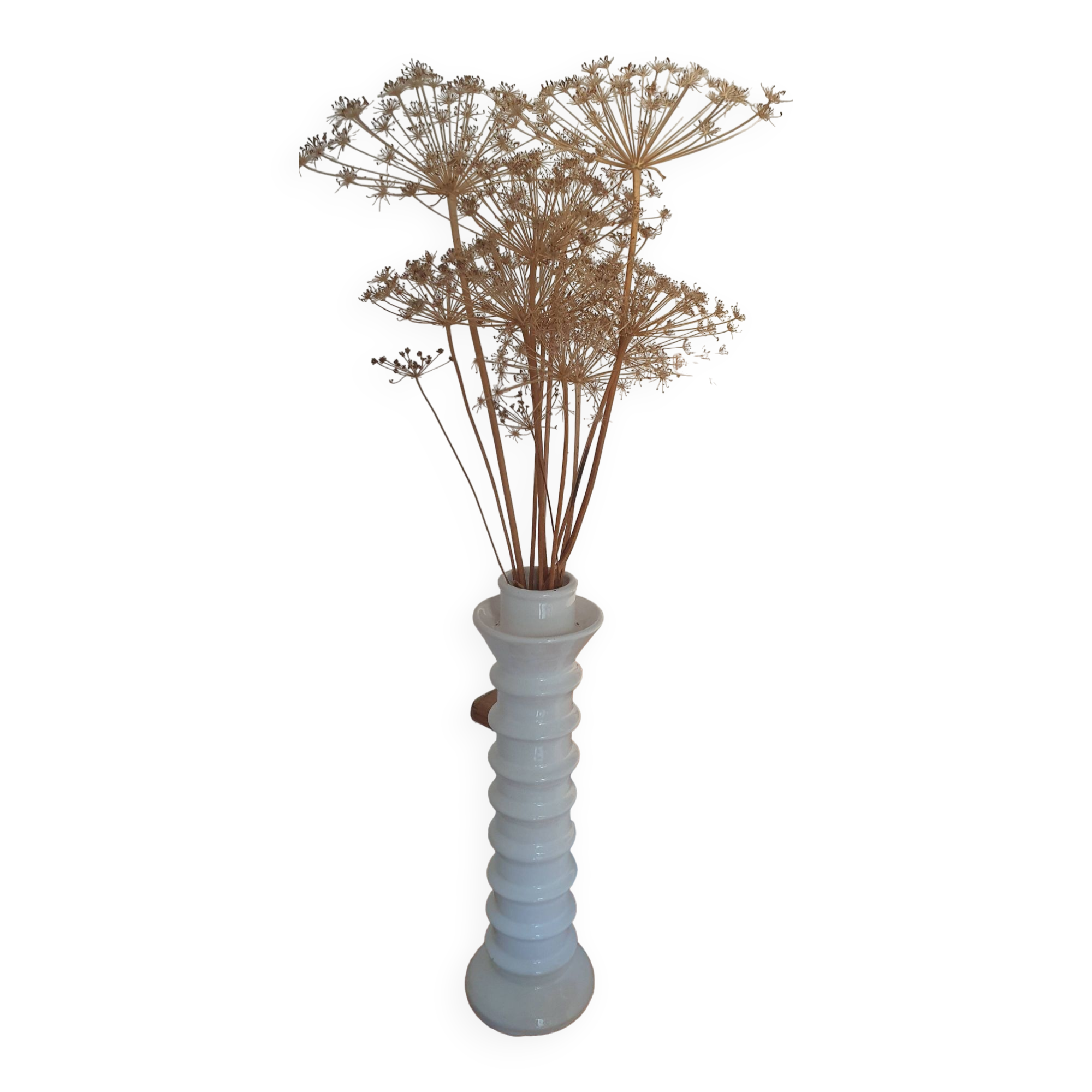 Large ceramic candle holder