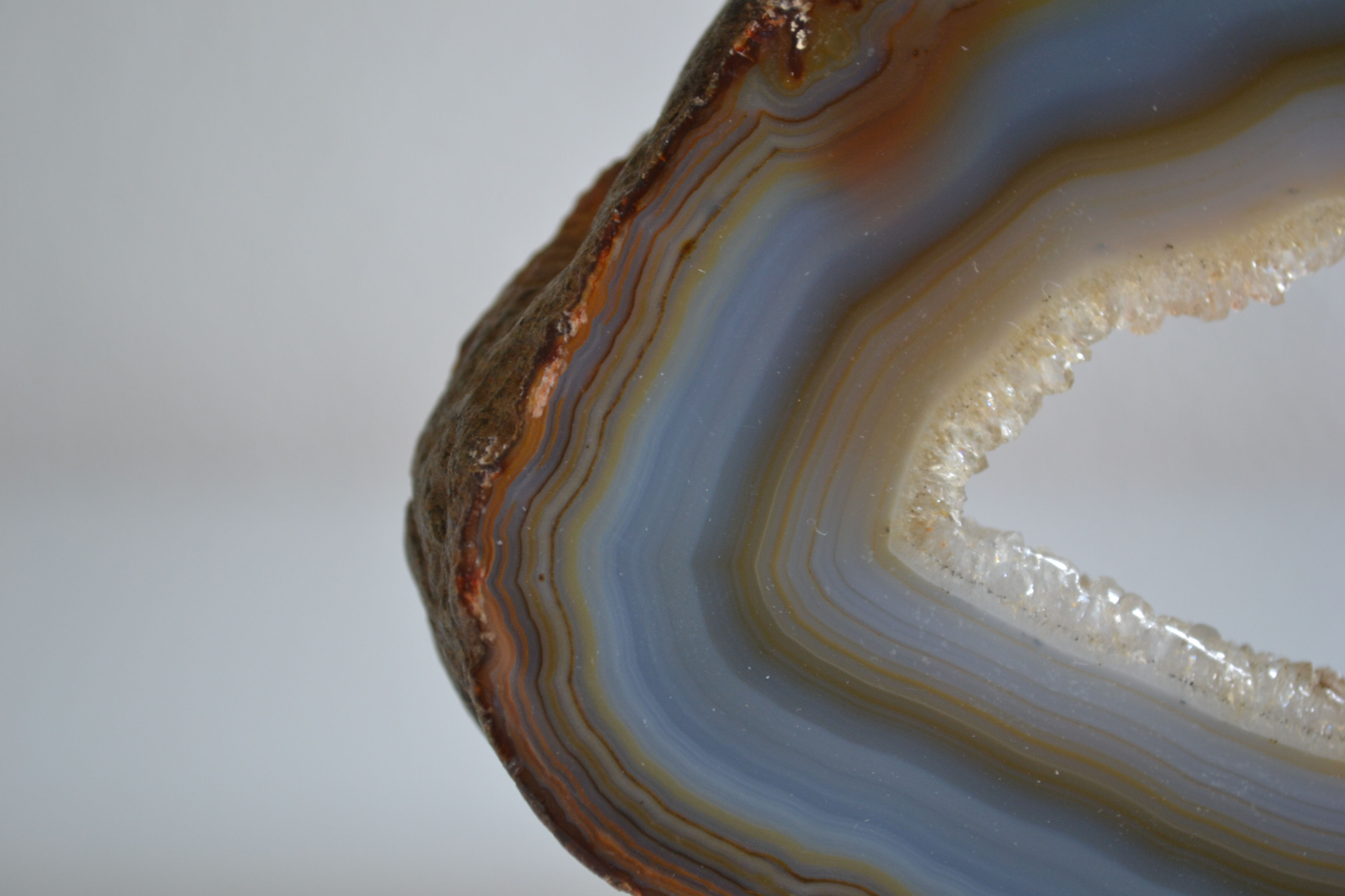 Agate paperweight