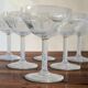 6 coupes à champagne Art déco
