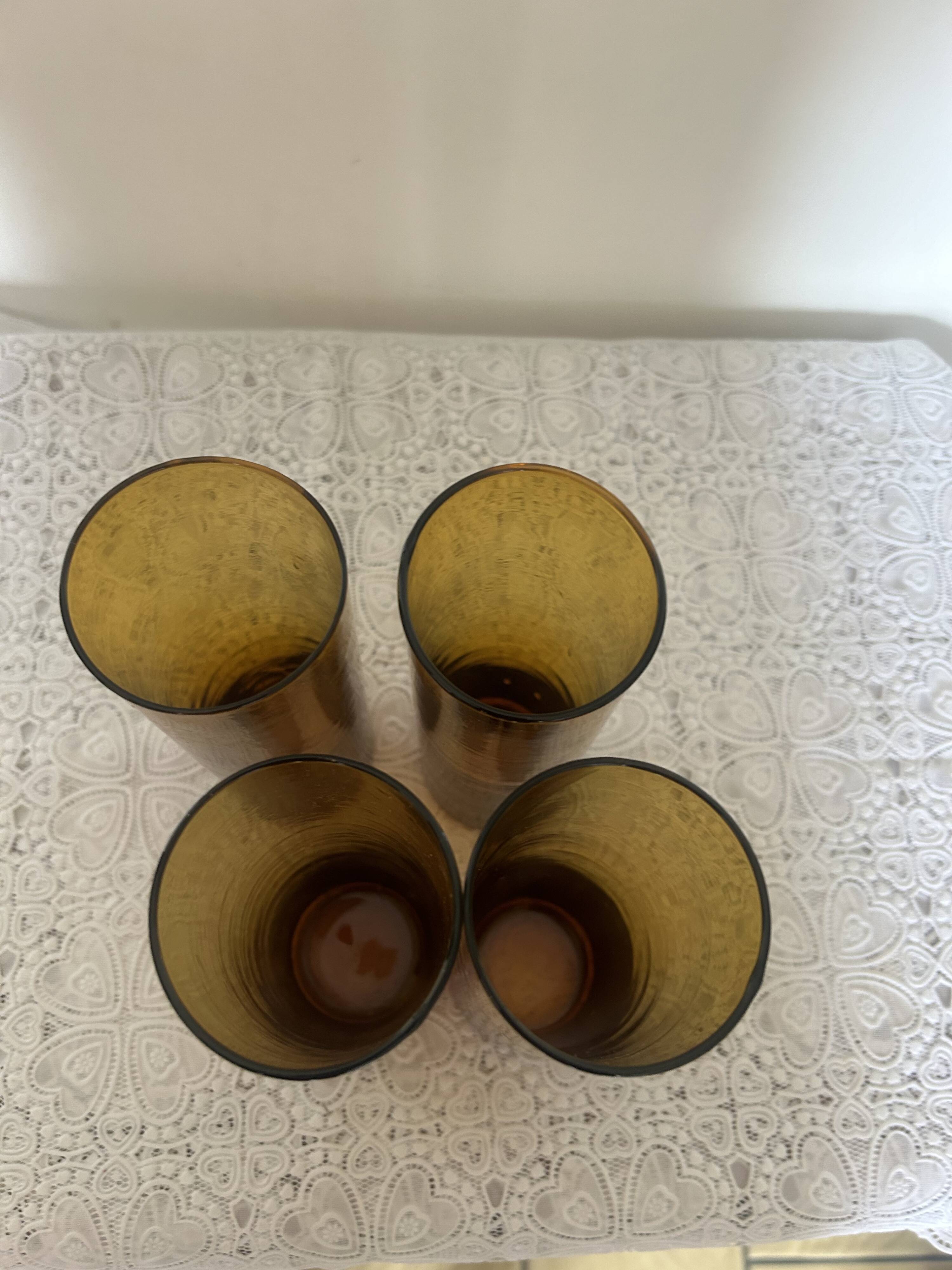 Set of 4 Old Glasses