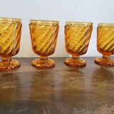 Baccarat amber glasses