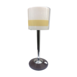 Lamp Mazda foot chrome Lampshade style glass