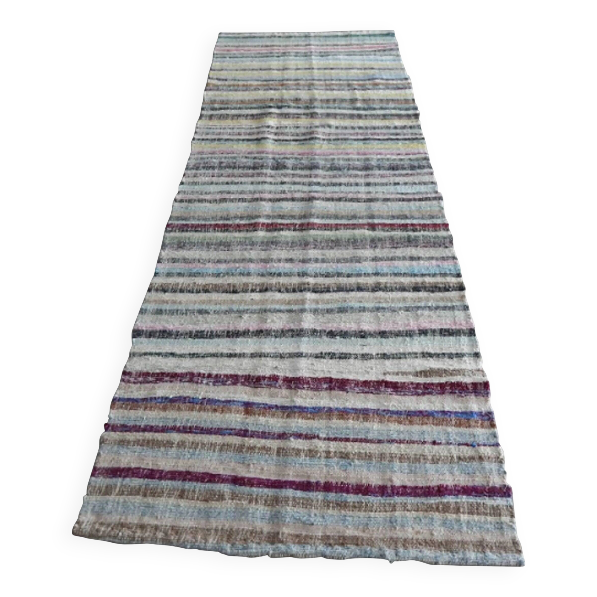 Vintage Turkish hallway rug 117x327 cm