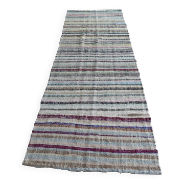Tapis de couloir turc vintage 117x327 cm