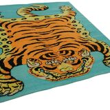 Turkish Handknotted Wool Tiger Rug  183 cm x 200 cm