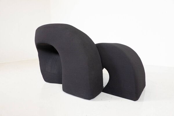 Sculptural Sess Lounge Chair by Nani Prina for Sormani, 1968