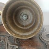 18th century disc candlesticks
