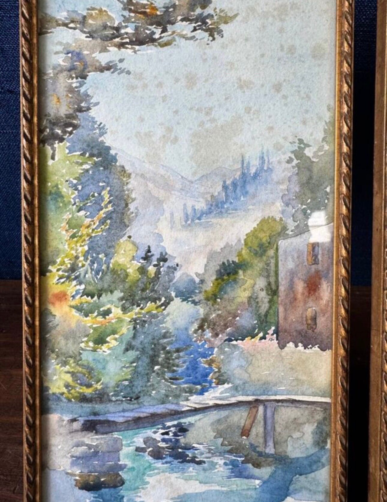 Pair of watercolours signed M.L, early 20th century, Provence