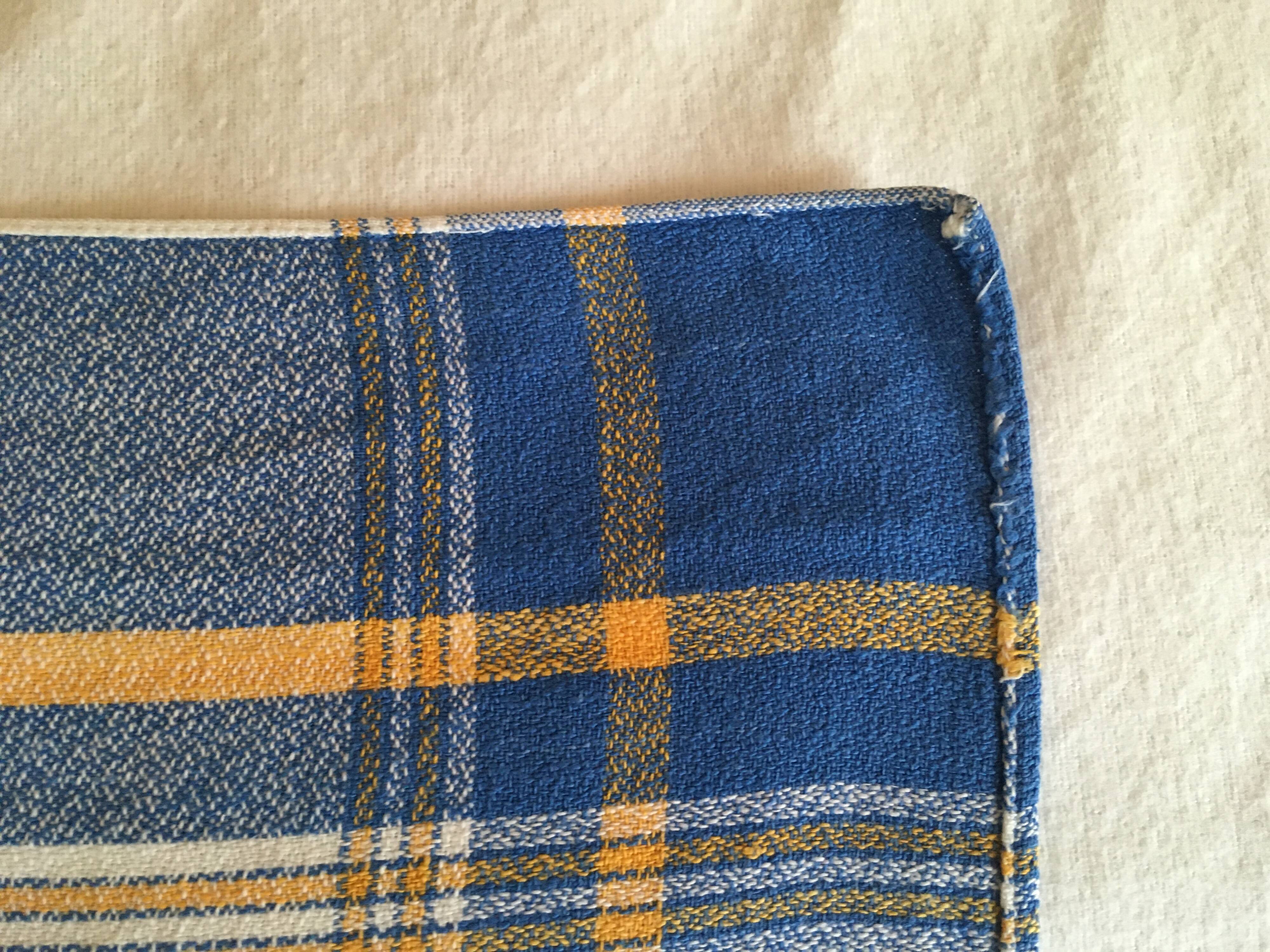 4 blue bistro napkins 50 x 47